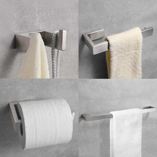 brushed nickel bathroom hardware set towel bar toilet paper holder towel ring robe hook sus 304 stainless steel wall mounted bbycrm
brushed nickel bathroom hardware set towel bar toilet paper holder towel ring robe hook sus 304 stainless steel wall mounted bbycrm