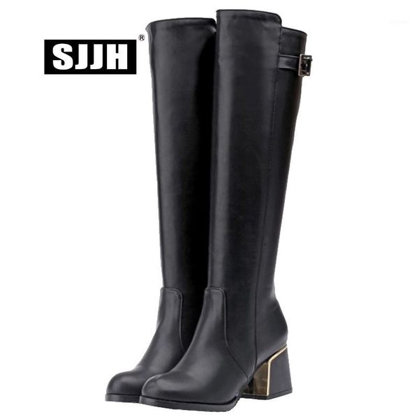 boots sjjh women knee-high with round toe chunky heels zipper long motorcycle autumn fashion casual shoes large size a9681, Black
boots sjjh women knee-high with round toe chunky heels zipper long motorcycle autumn fashion casual shoes large size a9681, Black