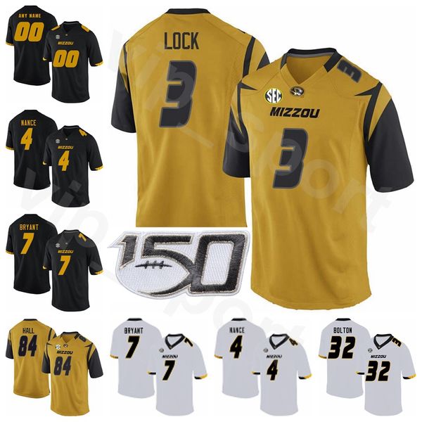 college ncaa football missouri tigers 7 kelly bryant jersey drew lock 84 emanuel hall 4 jonathan nance 32 nick bolton navy blue yellow, Black
college ncaa football missouri tigers 7 kelly bryant jersey drew lock 84 emanuel hall 4 jonathan nance 32 nick bolton navy blue yellow, Black