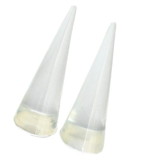 2pcs acrylic ring finger jewelry holder showcase display stands transparent cone design ring display holder stand, Pink;blue
2pcs acrylic ring finger jewelry holder showcase display stands transparent cone design ring display holder stand, Pink;blue