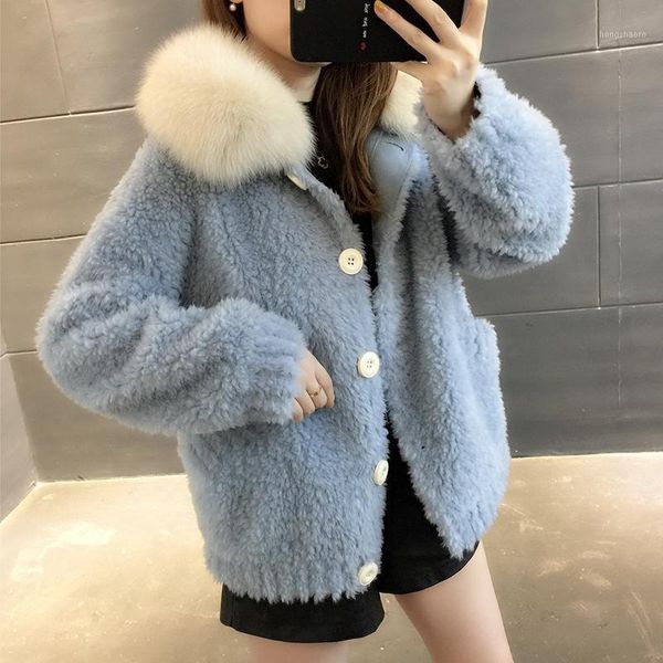 100% genuine wool female jacket fur collar winter women's coats sweet jackets for women 2020 women's clothing abrigo zjt15801, Black
100% genuine wool female jacket fur collar winter women's coats sweet jackets for women 2020 women's clothing abrigo zjt15801, Black