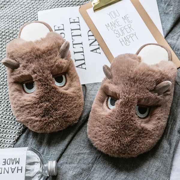 furry slippers for women fashion house shoes comfy female bedroom slippers with fur cute non-slip animal plush slippers home y201026, Black
furry slippers for women fashion house shoes comfy female bedroom slippers with fur cute non-slip animal plush slippers home y201026, Black