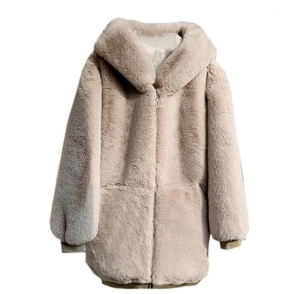2020 selling new loose fashion casual imitate fur coat winter clothing mid-length coat women hooded black beige1
2020 selling new loose fashion casual imitate fur coat winter clothing mid-length coat women hooded black beige1
