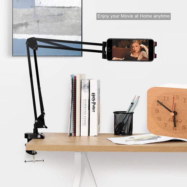flexible bracket mobile stand bed desk stainless steel 360 rotation adjustable hands lazy phone holder
flexible bracket mobile stand bed desk stainless steel 360 rotation adjustable hands lazy phone holder