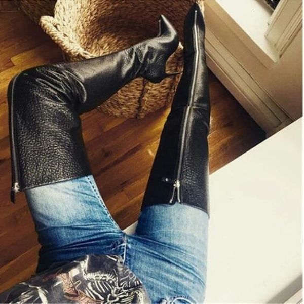 discount luxury bootsblack boots, high-heeled shoes, front zipper, sexist women's leather for winter boots abov, Black
discount luxury bootsblack boots, high-heeled shoes, front zipper, sexist women's leather for winter boots abov, Black