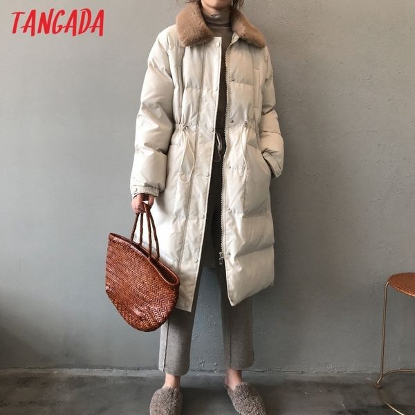 tangada women fur collar oversize long parkas thick winter long sleeve pockets female warm overcoat asf75 201110, Black
tangada women fur collar oversize long parkas thick winter long sleeve pockets female warm overcoat asf75 201110, Black