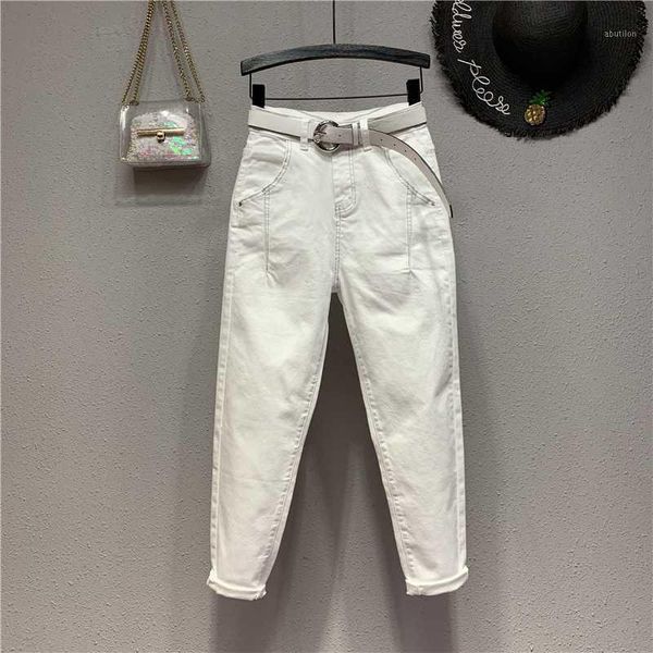women's jeans white denim pants women loose european fashion high waist overalls lady bf handsome casual harlan sports femme1, Blue
women's jeans white denim pants women loose european fashion high waist overalls lady bf handsome casual harlan sports femme1, Blue