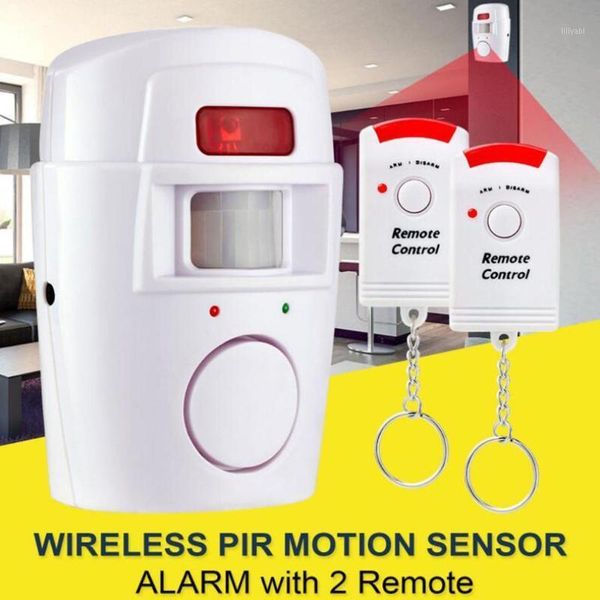 smart home sensor portable security 105db pir infrared motion detector burglar alarm system + 2 controllers1
smart home sensor portable security 105db pir infrared motion detector burglar alarm system + 2 controllers1