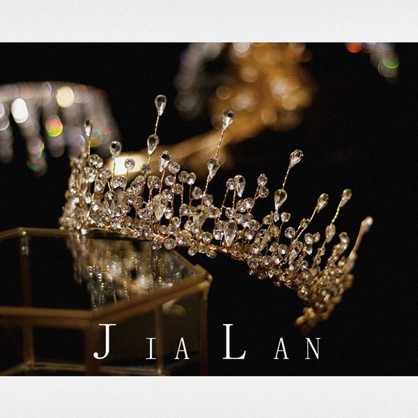 bridal headdress handmade flash diamond hair ornament wedding dress super fairy crown accessories, Silver
bridal headdress handmade flash diamond hair ornament wedding dress super fairy crown accessories, Silver