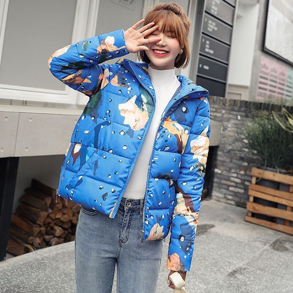 winter short parkas coat casual thick warm hooded printed flowers short jacket coat winter jacket overcoat 201125, Black
winter short parkas coat casual thick warm hooded printed flowers short jacket coat winter jacket overcoat 201125, Black
