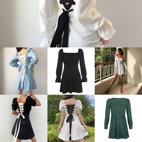 rmquk little black bandage open back women's long sleeve square kiaql 2020 dress women neck dress, Black;gray
rmquk little black bandage open back women's long sleeve square kiaql 2020 dress women neck dress, Black;gray