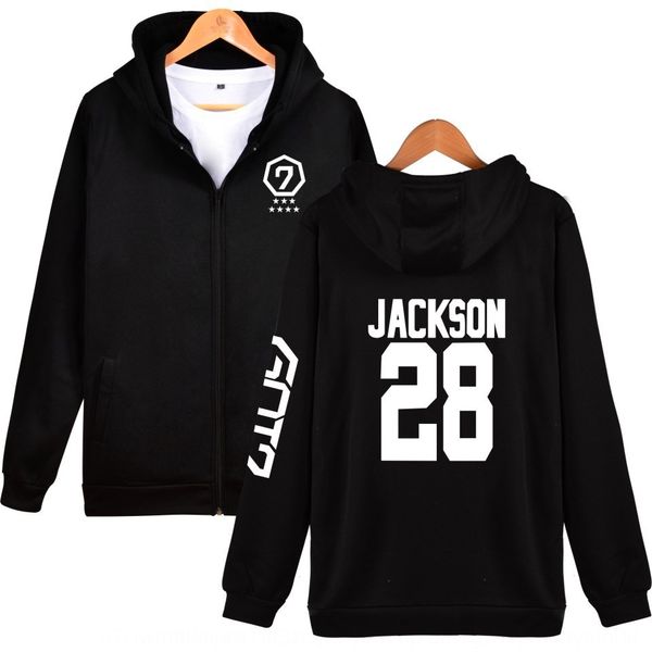 got7 same cardigan hooded zipper sweater wangjiaer airport same hooded zipper jacket fleece cardigan sweater hbg5c, Black
got7 same cardigan hooded zipper sweater wangjiaer airport same hooded zipper jacket fleece cardigan sweater hbg5c, Black