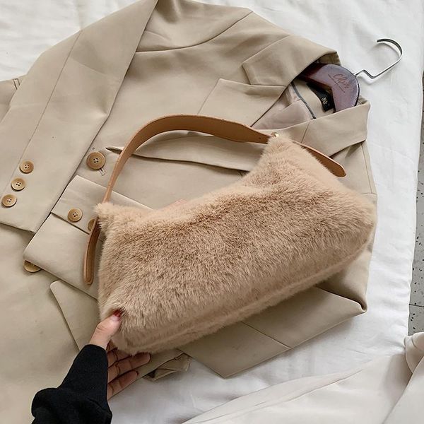 elegant female tote bag 2020 fashion new quality soft plush women's designer handbag solid color casual armpit bag travel
elegant female tote bag 2020 fashion new quality soft plush women's designer handbag solid color casual armpit bag travel