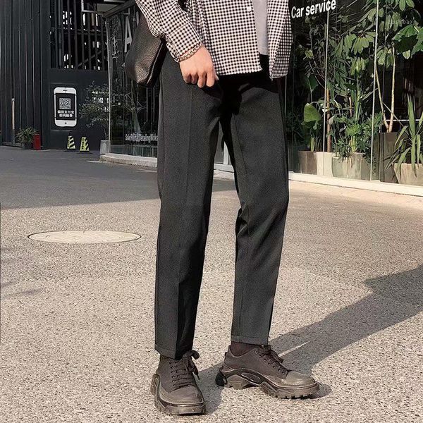 2021 new men pants men casual slim business pants male career office work straight trousers solid color loose cozy1, Black
2021 new men pants men casual slim business pants male career office work straight trousers solid color loose cozy1, Black