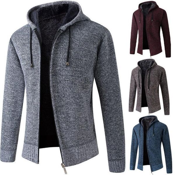 men's vests 2021 autumn men hooded wool cardigan sweater jumper winter fashion striped pockets knit outwear coat, Black;white
men's vests 2021 autumn men hooded wool cardigan sweater jumper winter fashion striped pockets knit outwear coat, Black;white