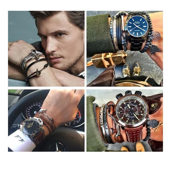 tangyin new stainless steel anchor bracelet charm men leather rope chain survival bracelets for men and women jewelry qylrkq
tangyin new stainless steel anchor bracelet charm men leather rope chain survival bracelets for men and women jewelry qylrkq