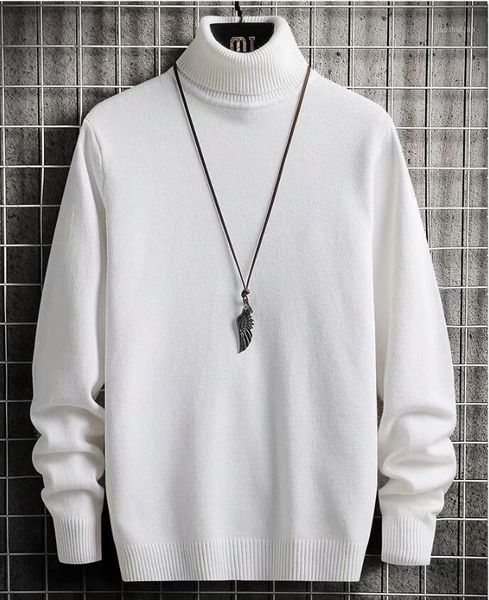 2020 new autumn winter men's turtleneck solid color casual sweater slim knitted keep warm clothes1, White;black
2020 new autumn winter men's turtleneck solid color casual sweater slim knitted keep warm clothes1, White;black