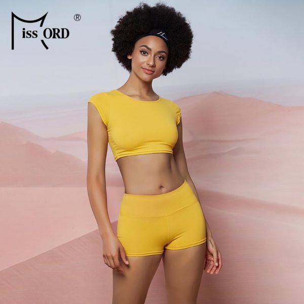 yoga outfits missord solid color o neck short sleeve 2pcs set gym sportswear clothes fitness crop quick dry running my022, White;red
yoga outfits missord solid color o neck short sleeve 2pcs set gym sportswear clothes fitness crop quick dry running my022, White;red