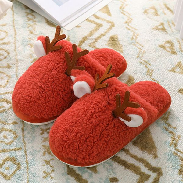 women warm winter slippers house ladies shoes couple christmas antlers cute home slipper female footwear new warm plush shoe x1020, Black
women warm winter slippers house ladies shoes couple christmas antlers cute home slipper female footwear new warm plush shoe x1020, Black