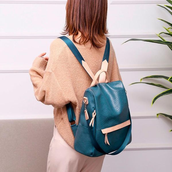 soft leather women backpack casual solid school bags for teenage girls travel backpack ladies bagpack mochila feminina 11.6
soft leather women backpack casual solid school bags for teenage girls travel backpack ladies bagpack mochila feminina 11.6