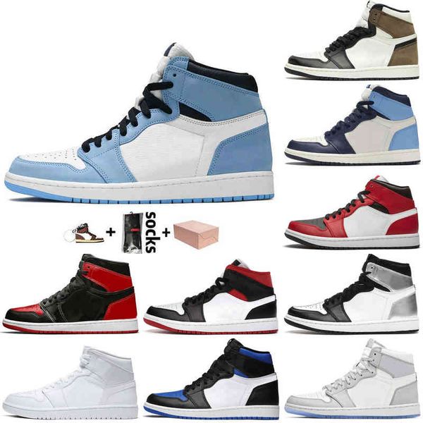 with original box women mens 1s basketball shoes jumpman 1 high og hand crafted hyper royal university blue triple white barely, Black
with original box women mens 1s basketball shoes jumpman 1 high og hand crafted hyper royal university blue triple white barely, Black