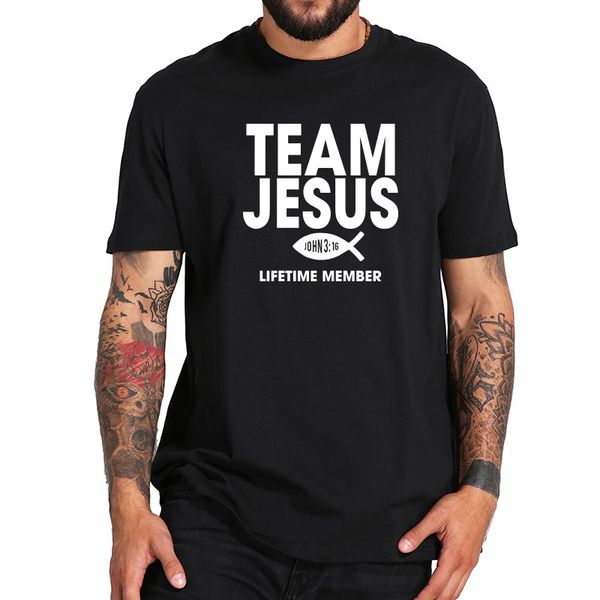 sport team jesus tshirt fish print life time member creative design faith element crew neck tee eu size 100% cotton
sport team jesus tshirt fish print life time member creative design faith element crew neck tee eu size 100% cotton