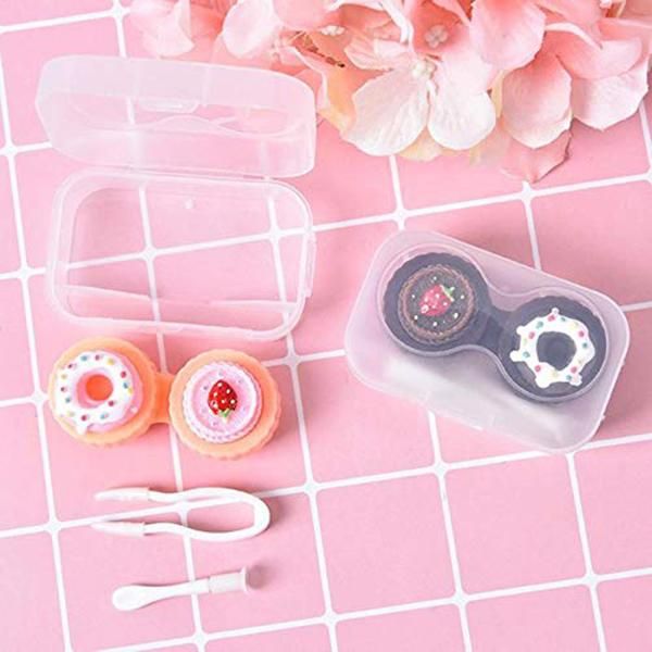 1pc cartoon cake contact lenses box beauty case refillable bottles travel contact lens case holder container, Silver
1pc cartoon cake contact lenses box beauty case refillable bottles travel contact lens case holder container, Silver