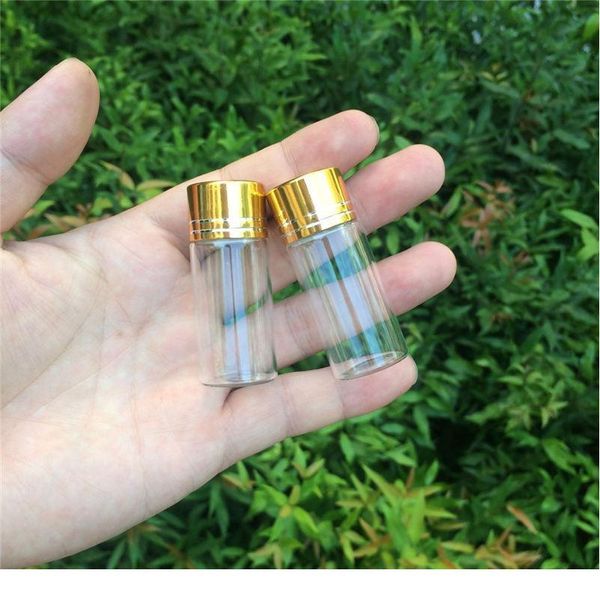 50pcs 10ml glass bottles aluminium screw golden cap empty transparent clear liquid gift container wishing bot bbyhkp
50pcs 10ml glass bottles aluminium screw golden cap empty transparent clear liquid gift container wishing bot bbyhkp