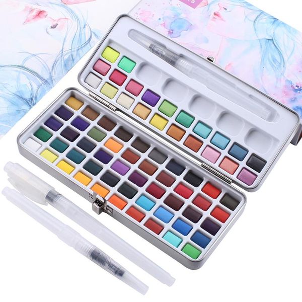 50/72/90 color solid watercolor paint set portable pearlescent color fluorescent concentrated solid watercolor paint set
50/72/90 color solid watercolor paint set portable pearlescent color fluorescent concentrated solid watercolor paint set