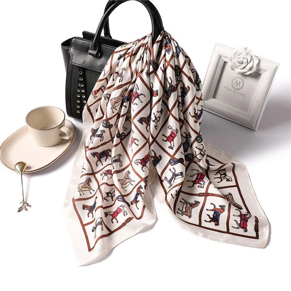 women silk scarf fashion print square bag scarves female bandana lady hair band foulard neckerchief shawl head wraps hijab new wmthwz, Blue;gray
women silk scarf fashion print square bag scarves female bandana lady hair band foulard neckerchief shawl head wraps hijab new wmthwz, Blue;gray