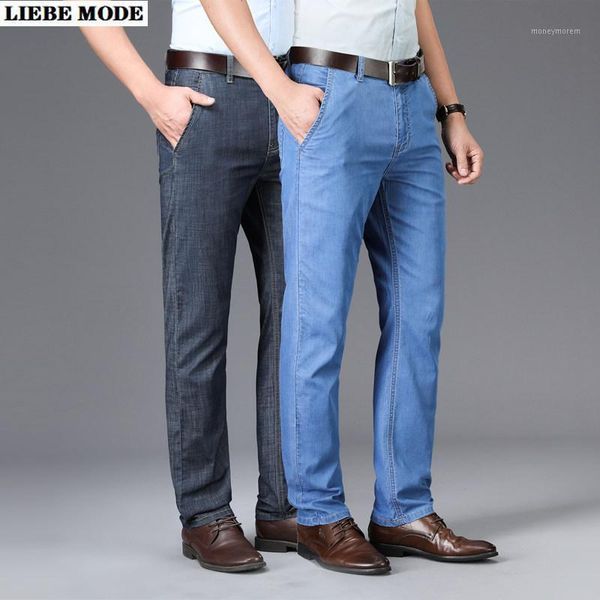 men's jeans summer for mens pants classic denim jean men business trousers casual loose straight stretchy pant male plus size 40 421, Blue
men's jeans summer for mens pants classic denim jean men business trousers casual loose straight stretchy pant male plus size 40 421, Blue