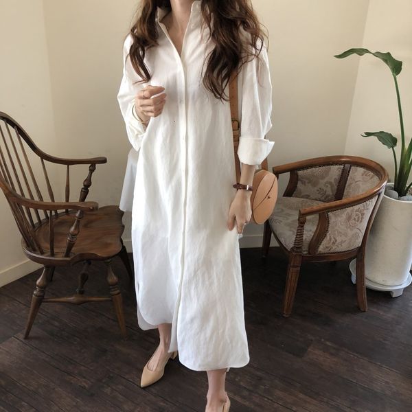 2021 new excellent white cotton shirt spring summer vintage solid robe femme loose causal long sleeve women tm0k, Black;gray
2021 new excellent white cotton shirt spring summer vintage solid robe femme loose causal long sleeve women tm0k, Black;gray