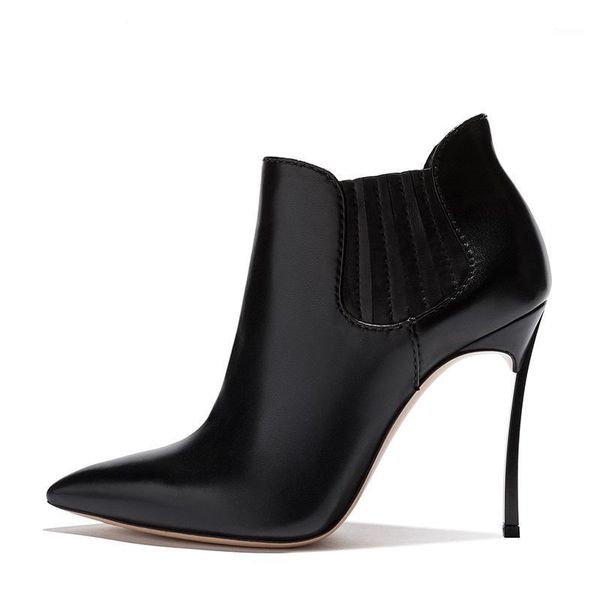 fashion black leather high heel boots pointed toe woman ankle boots motorcycle blade heels leather 12/10cm1
fashion black leather high heel boots pointed toe woman ankle boots motorcycle blade heels leather 12/10cm1