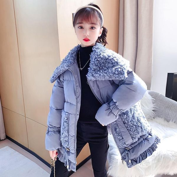 girls' cotton-padded 2020 new children's winter jacket mid-length quilted jacket little girl fashionable down padded1, Blue;gray
girls' cotton-padded 2020 new children's winter jacket mid-length quilted jacket little girl fashionable down padded1, Blue;gray