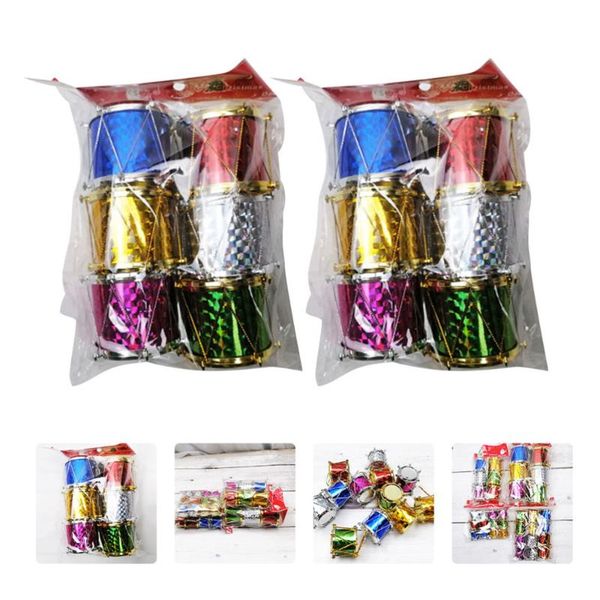 24 pcs decorative drum for xmas christmas decor supply christmas drums pendant xmas hanging drums for gift decor home
24 pcs decorative drum for xmas christmas decor supply christmas drums pendant xmas hanging drums for gift decor home