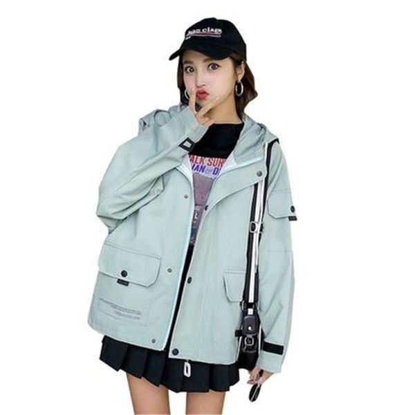 2020 women's coats spring autumn jackets casual bf hooded outerwear girls long sleeve windbreaker coat female v711, Black;brown
2020 women's coats spring autumn jackets casual bf hooded outerwear girls long sleeve windbreaker coat female v711, Black;brown