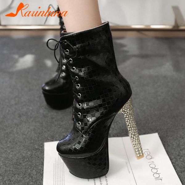 dropship 2020 new fashion brand women shoes party high heels 15 cm platform cross-tied crystal ankle female boots, Black
dropship 2020 new fashion brand women shoes party high heels 15 cm platform cross-tied crystal ankle female boots, Black