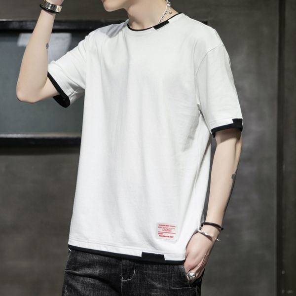 qmh0g youth short sleeve men's korean fashion summer t-shirt clothingclothing black cotton t-shirt cool summer clothes school for high, Blue
qmh0g youth short sleeve men's korean fashion summer t-shirt clothingclothing black cotton t-shirt cool summer clothes school for high, Blue