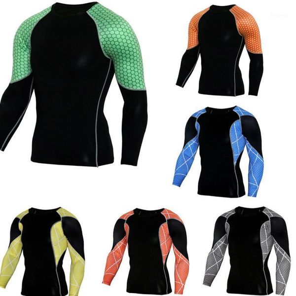 sea bodybuilding workout trainning men long sleeved t shirt fitness men thermal muscle gym compression tights shirt1, Black;blue
sea bodybuilding workout trainning men long sleeved t shirt fitness men thermal muscle gym compression tights shirt1, Black;blue