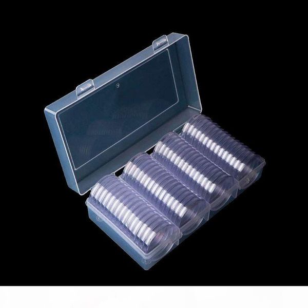 60 pcs clear round 41mm direct fit coin capsules holder display collection case with storage box for 1 oz american silver eagles cx200716, Black;white
60 pcs clear round 41mm direct fit coin capsules holder display collection case with storage box for 1 oz american silver eagles cx200716, Black;white