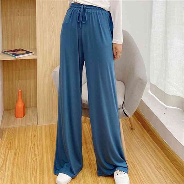 spring summer wide leg pants for women casual elastic high waist candy color loose long pants pleated pant trousers femme, Black;white
spring summer wide leg pants for women casual elastic high waist candy color loose long pants pleated pant trousers femme, Black;white