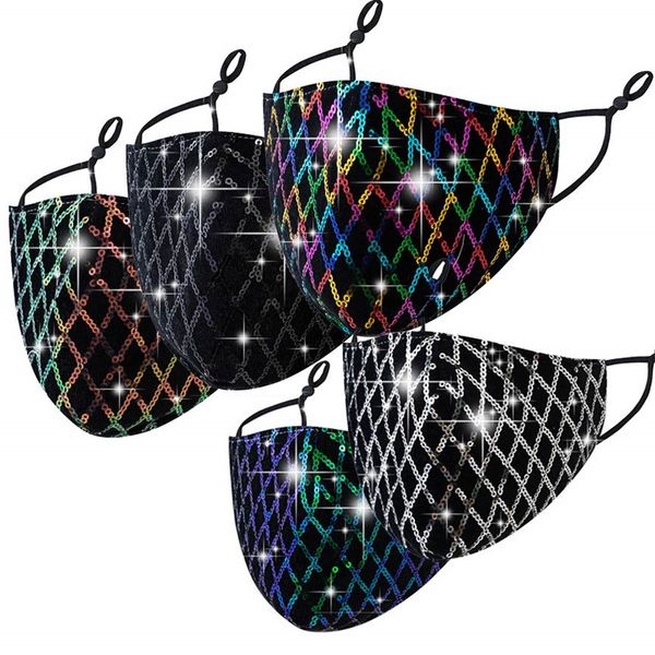 black colorful fashion bling face facemask masks designer dustproof breathable washable adjustable sequin anti dust fog mouth masks
black colorful fashion bling face facemask masks designer dustproof breathable washable adjustable sequin anti dust fog mouth masks