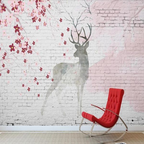 wallpapers drop custom 3d wallpaper mural modern minimalist brick wall elk hand painted plum decoration wallpaper1
wallpapers drop custom 3d wallpaper mural modern minimalist brick wall elk hand painted plum decoration wallpaper1