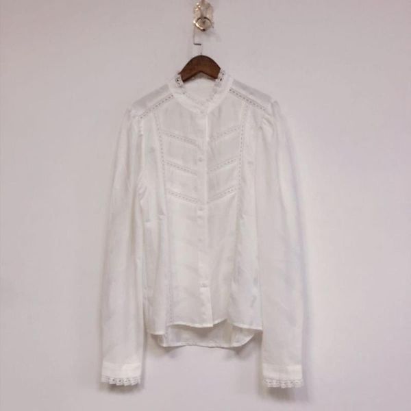 women hollow out long sleeve lace stand collar blouse 2020 autumn female loose white sweet shirt and office wear
women hollow out long sleeve lace stand collar blouse 2020 autumn female loose white sweet shirt and office wear