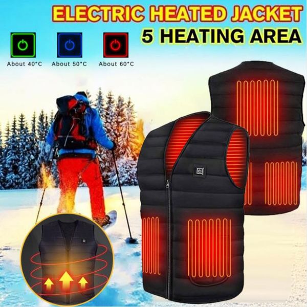 men autumn winter smart heating cotton vest usb infrared electric heating vest women outdoor flexible thermal winter warm jacket, Black;brown
men autumn winter smart heating cotton vest usb infrared electric heating vest women outdoor flexible thermal winter warm jacket, Black;brown