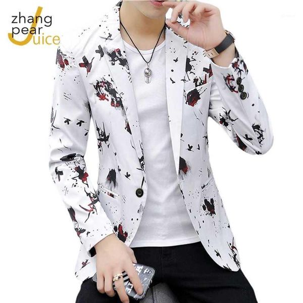 men's casual turn down collar blazers men trend slim print button blazers men blazer1, White;black
men's casual turn down collar blazers men trend slim print button blazers men blazer1, White;black