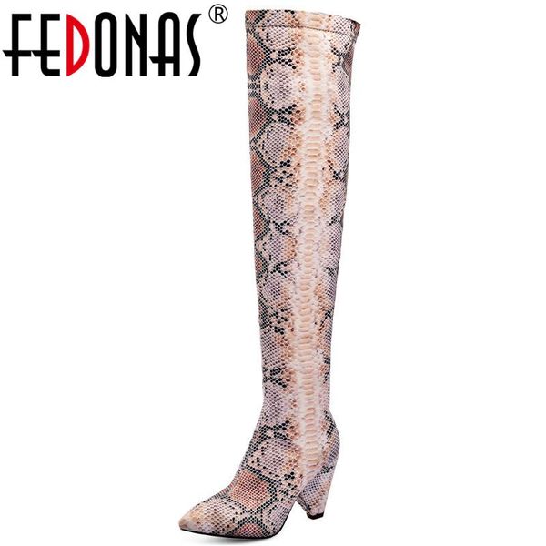 boots fedonas fashion high women night club party shoes woman autumn winter slim snake decoration knee, Black
boots fedonas fashion high women night club party shoes woman autumn winter slim snake decoration knee, Black