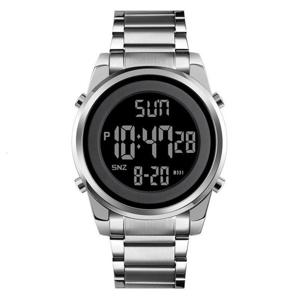 fashion men's student digital simple wristwatches multifunctional luminous waterproof sport chronograph stainless steel watch, Slivery;brown
fashion men's student digital simple wristwatches multifunctional luminous waterproof sport chronograph stainless steel watch, Slivery;brown