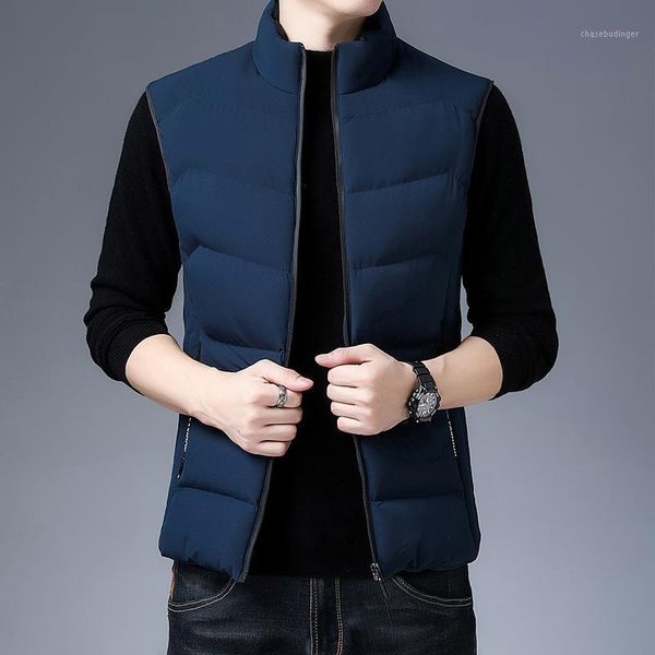 winter vest men jacket stand-up collar sleeveless cotton waistcoat 4xl youth pure color thicken chaleco casual warm veste homme1, Black;white
winter vest men jacket stand-up collar sleeveless cotton waistcoat 4xl youth pure color thicken chaleco casual warm veste homme1, Black;white