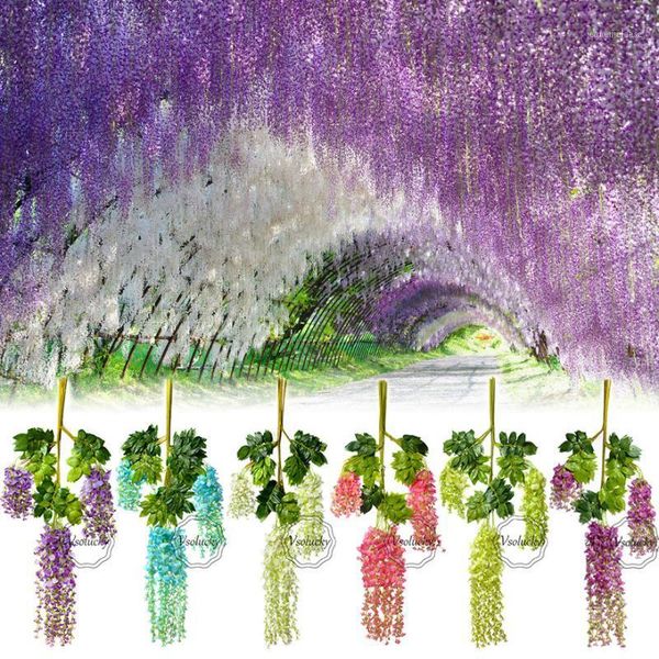 12pcs 110cm silk artificial hanging flower silk wisteria plants fake flower decorative wreaths for wedding home decor1
12pcs 110cm silk artificial hanging flower silk wisteria plants fake flower decorative wreaths for wedding home decor1